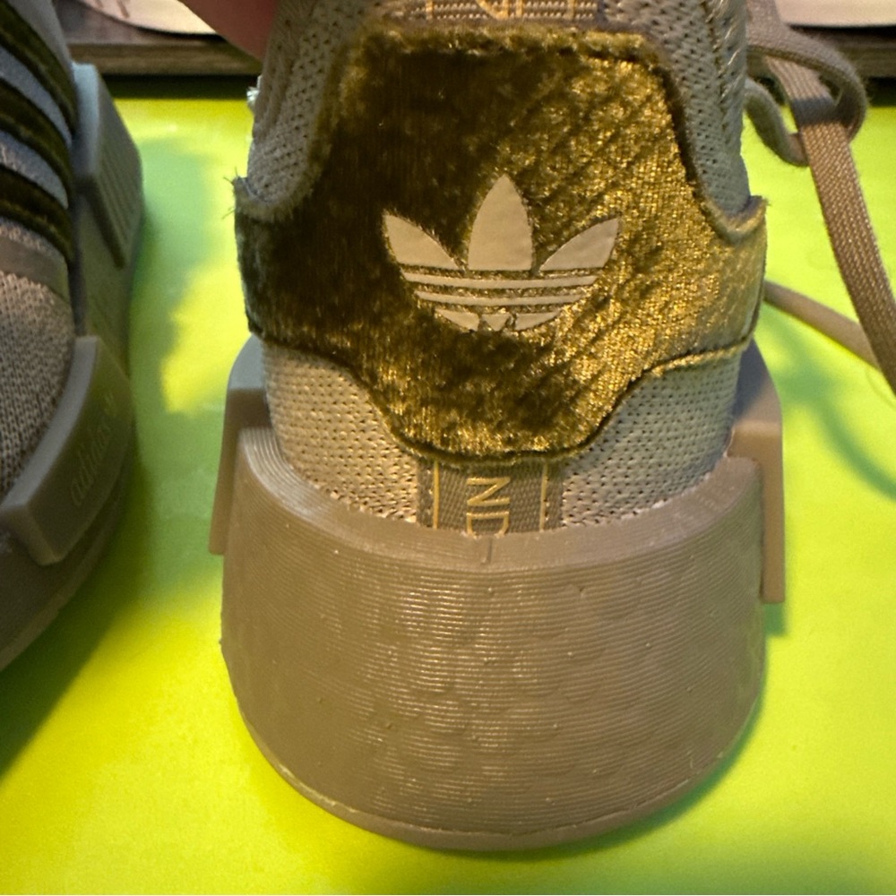 Adidas NMD R1 Olive Sneakers - Picture 9 of 15